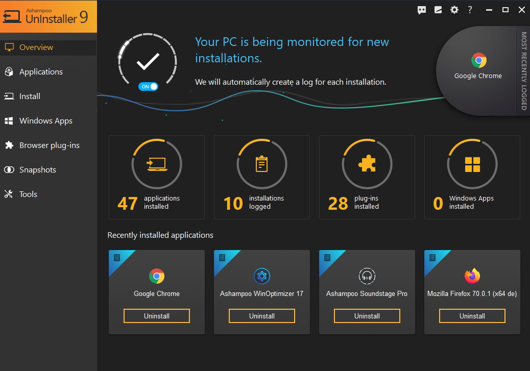 Ashampoo UnInstaller Crack
