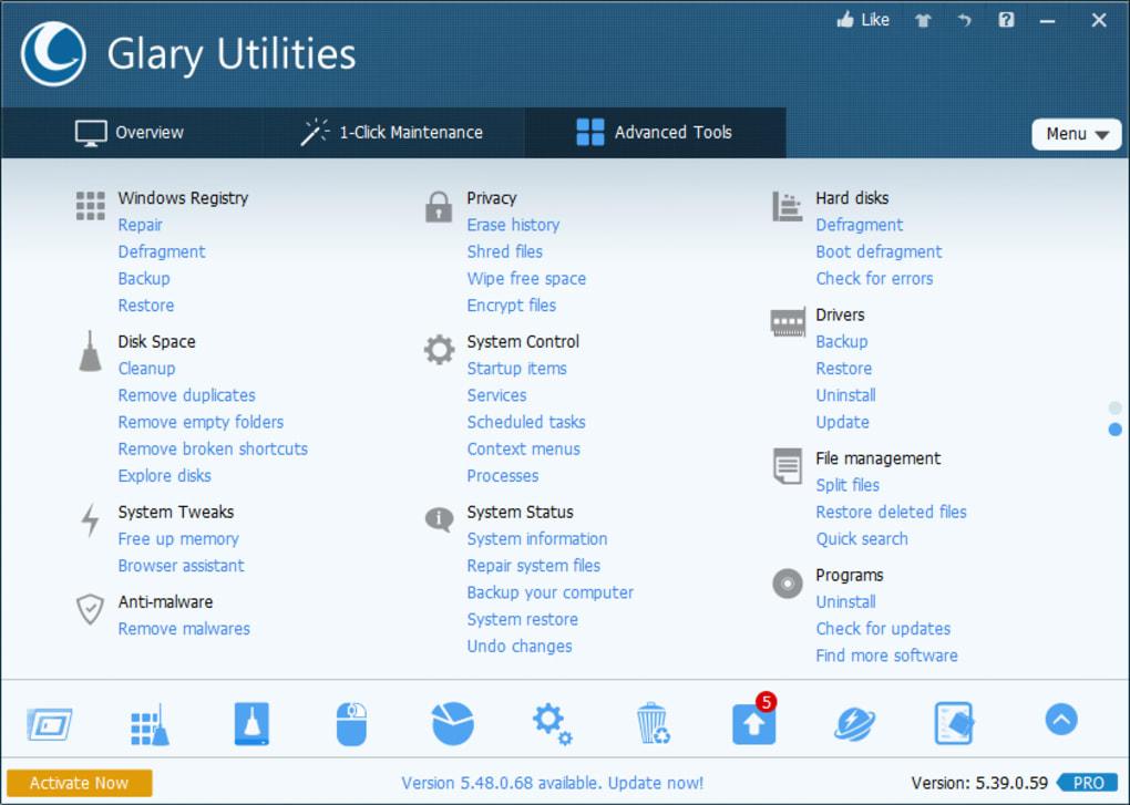 Glary Utilities Pro Crack
