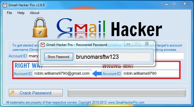 Gmail Hacker Pro Crack