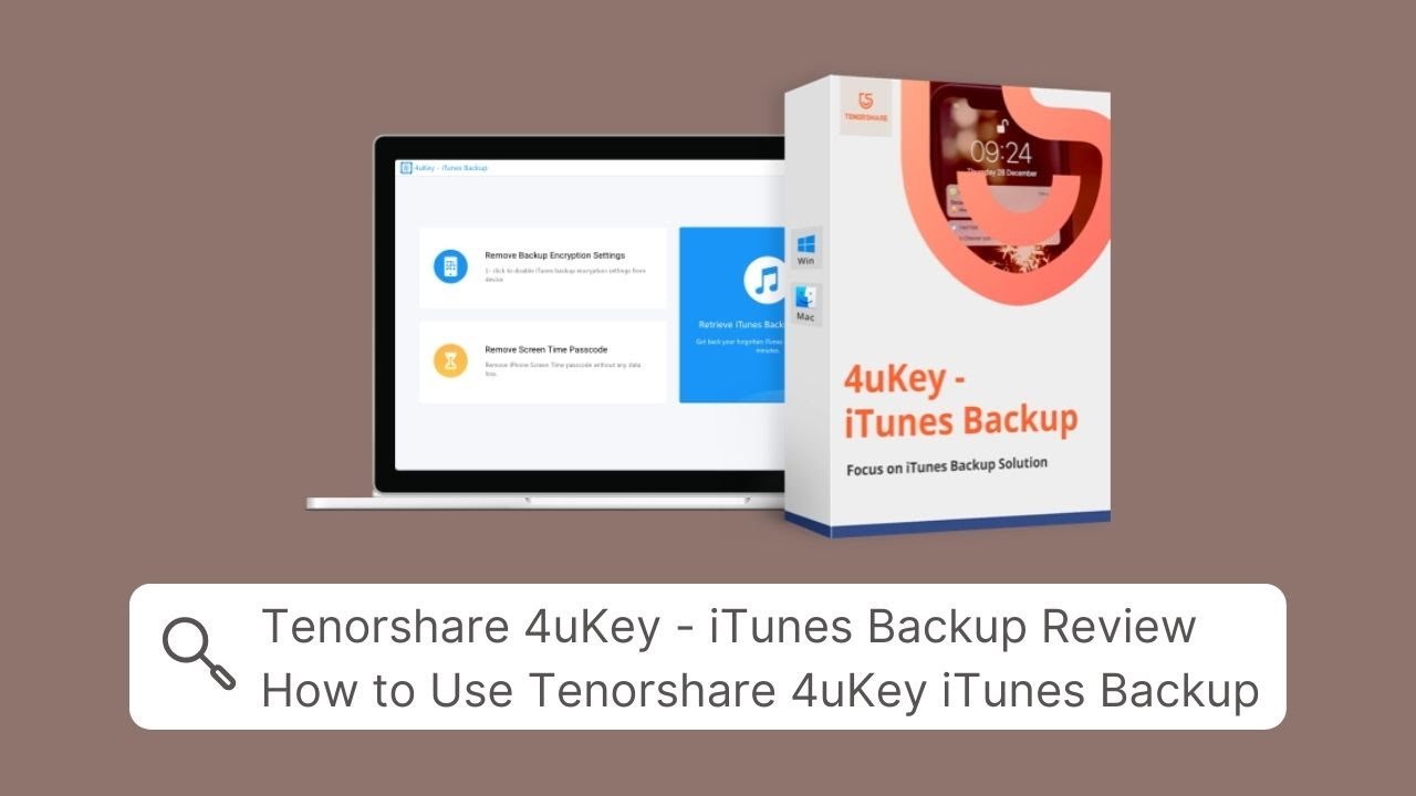 Tenorshare 4uKey iTunes Backup Crack