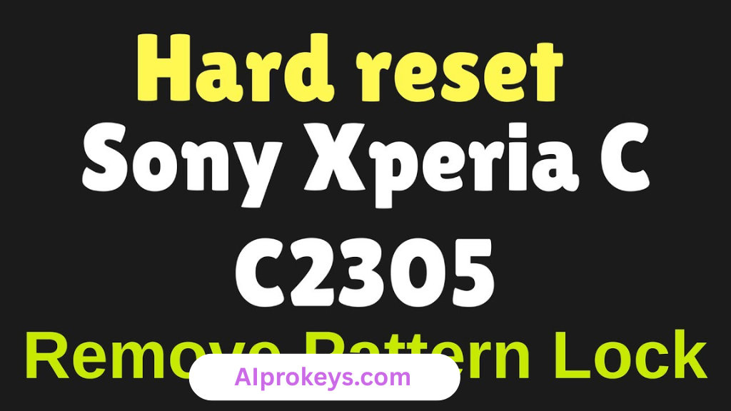 Sony Xperia C2305 Screen Lock Reset File Free Download