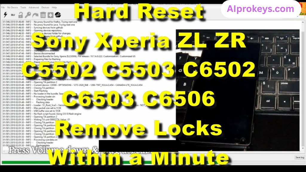 Sony Xperia C5502 Screen Lock Reset File Full Download
