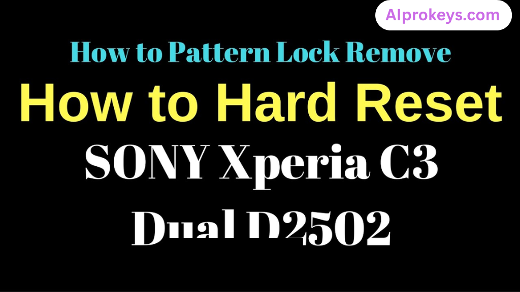 Sony Xperia D2502 Screen Lock Reset File Full Download