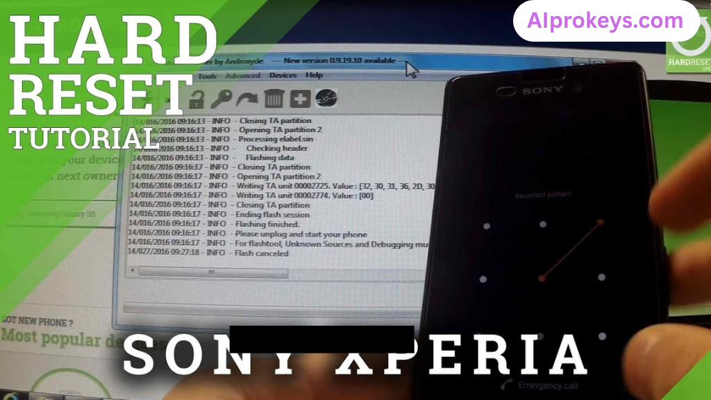 Sony Xperia LT18i Screen Lock Reset File Full Download