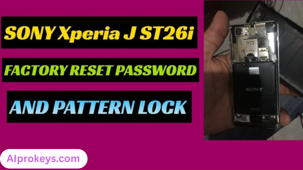 Sony Xperia ST26a Lock Reset File Free Download