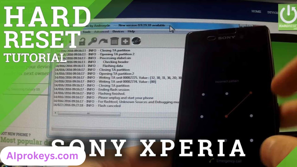 Sony Xperia U20i Screen Lock Reset File Free Download