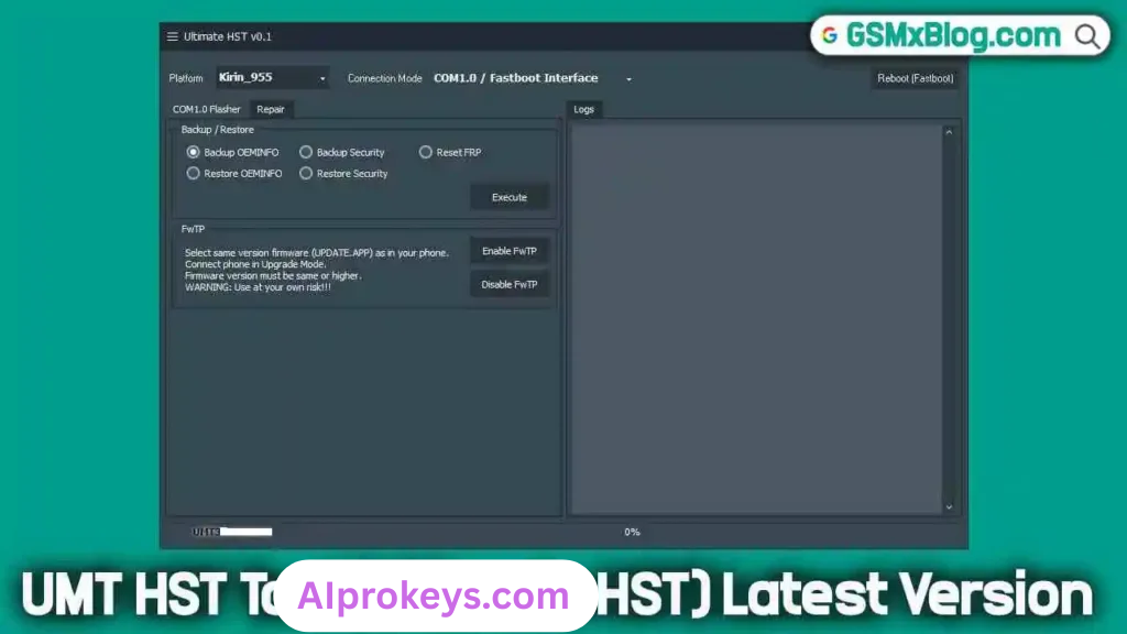 UMT HST Tool